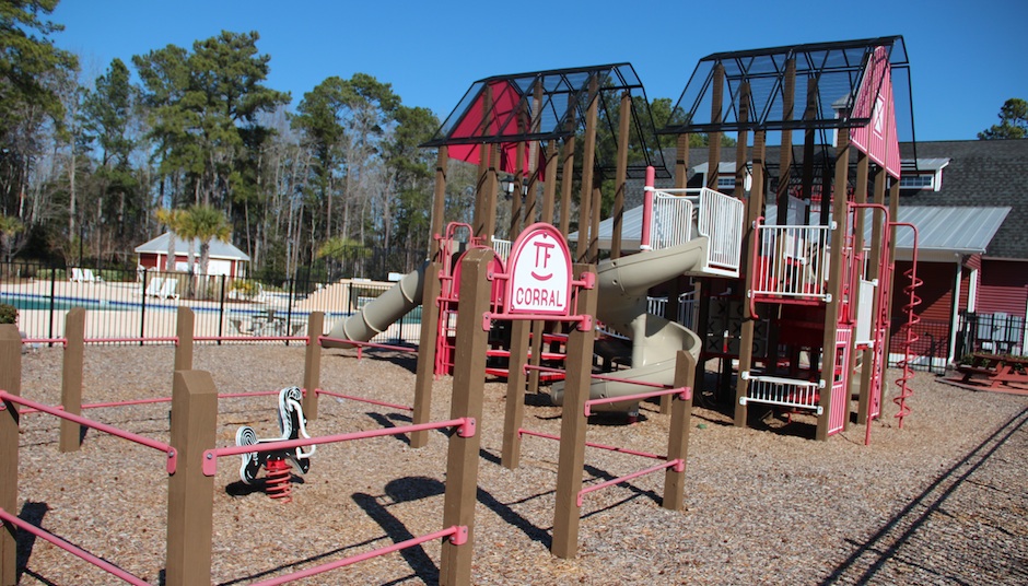The playground at The Farm at Carolina Forest