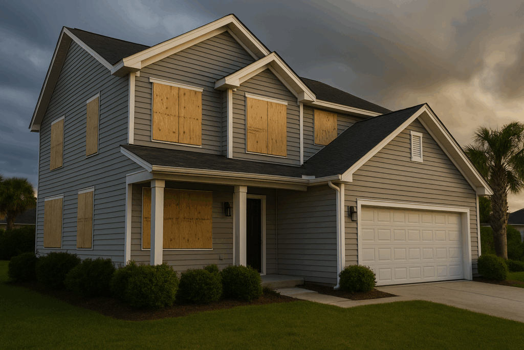 boarding your myrtle beach home for hurricane